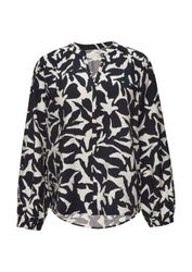 s.Oliver Langarmbluse Bluse Strukturierte Viskose-Bluse mit günstig online kaufen