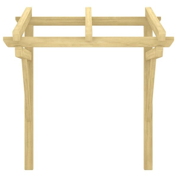 vidaXL Markise Türvordach 100x100x80 cm Massivholz günstig online kaufen