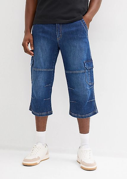 bonprix 3/4-Jeans regular fit, mit Elasthan-Anteil, mit Ziernähten, mit Was günstig online kaufen