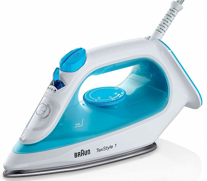 Braun Dampfbügeleisen "TexStyle 1 SI 1050 BL - 2.000 W, 120 g Dampfstoß, 22 günstig online kaufen