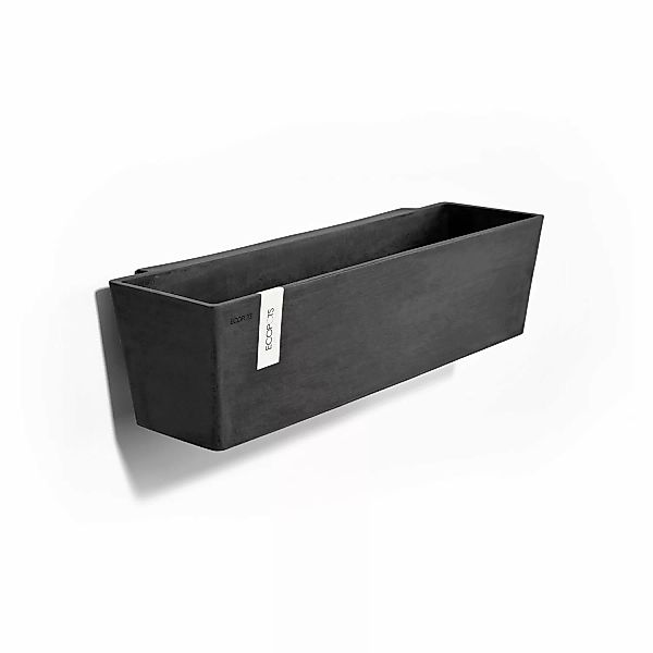 Ecopots Pflanztopf Manhattan Wall L Dunkelgrau 55 cm x 15 cm günstig online kaufen