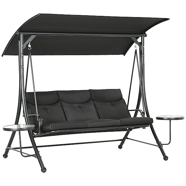 MC Star Hollywoodschaukel mit Couchtische, 3-Sitzer günstig online kaufen