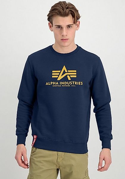 Alpha Industries Sweatshirt Basic Sweater Baumwollmischung, regular fit günstig online kaufen