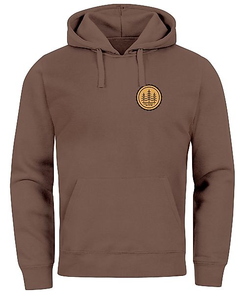 Neverless Hoodie Hoodie Herren Wald Bäume günstig online kaufen