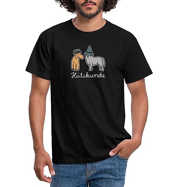 Spreadshirt T-Shirt Hütehunde Hunde Mit Hut günstig online kaufen