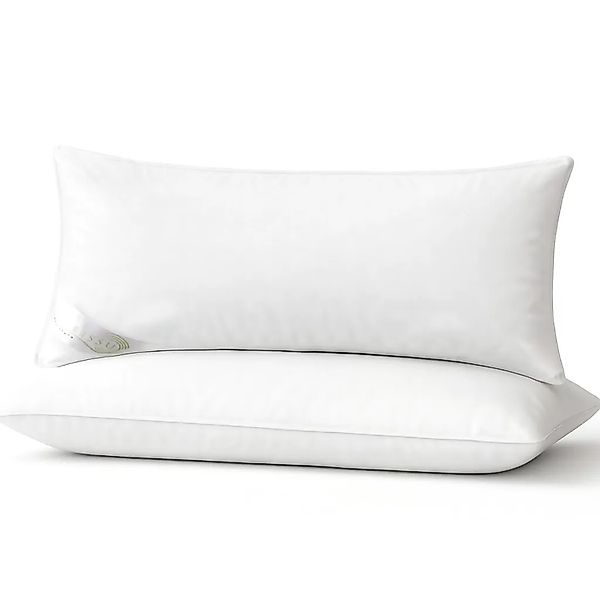 Beautissu BeauNuit FK Kopfkissen 40x80cm Weiß 2tlg günstig online kaufen