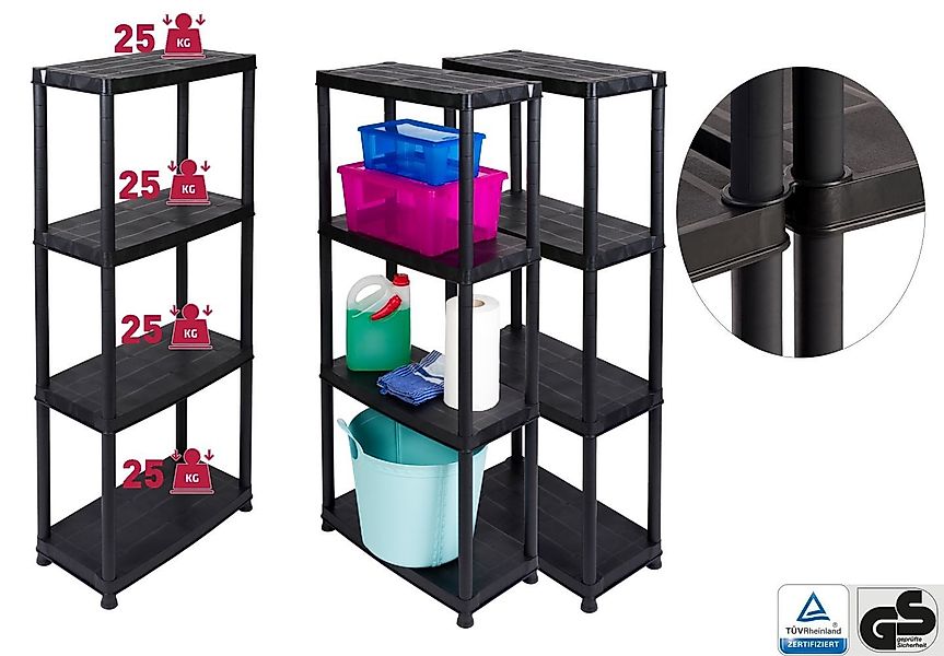 Kreher Standregal Set: 3 x 'Primo' günstig online kaufen