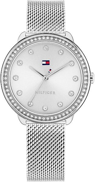 Tommy Hilfiger Quarzuhr DEMI 1782698, Armbanduhr, Damenuhr, Glaskristalle, günstig online kaufen