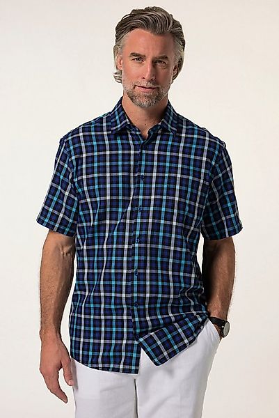 Boston Park Kurzarmhemd Karohemd Halbarm Kentkragen Comfort Fit günstig online kaufen