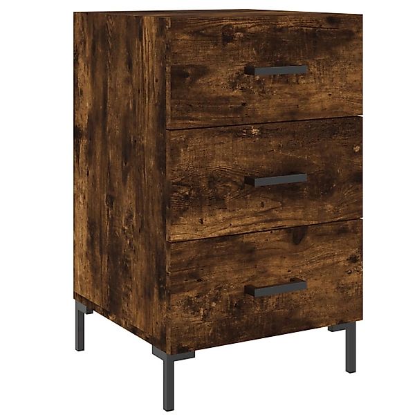 vidaXL Nachttisch Räuchereiche 40x40x66 cm Holzwerkstoff Modell 4 günstig online kaufen