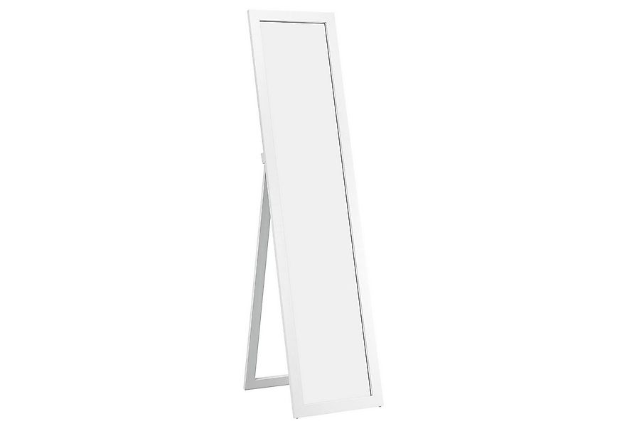 COSTWAY Ganzkörperspiegel, mit klappbarem Holzrahmen, stehend/hängend 37x15 günstig online kaufen