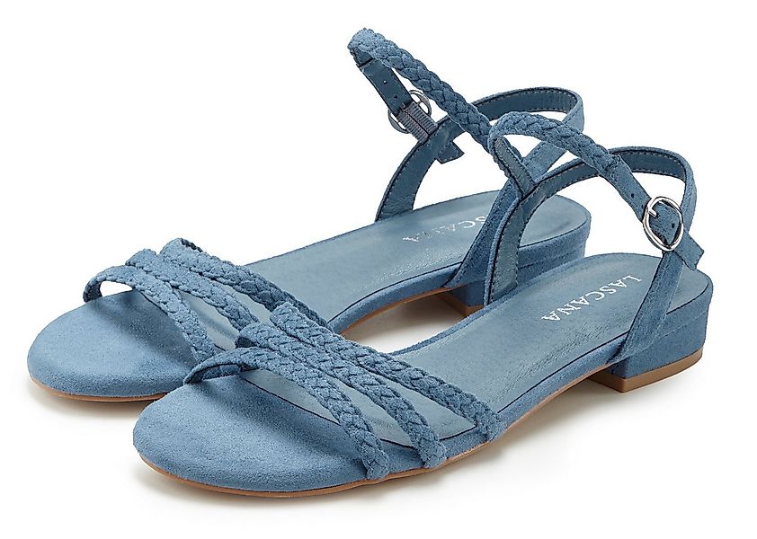 LASCANA Sommerschuh Sandale Sandalette, Sommerschuh mit geflochtenen Riemch günstig online kaufen