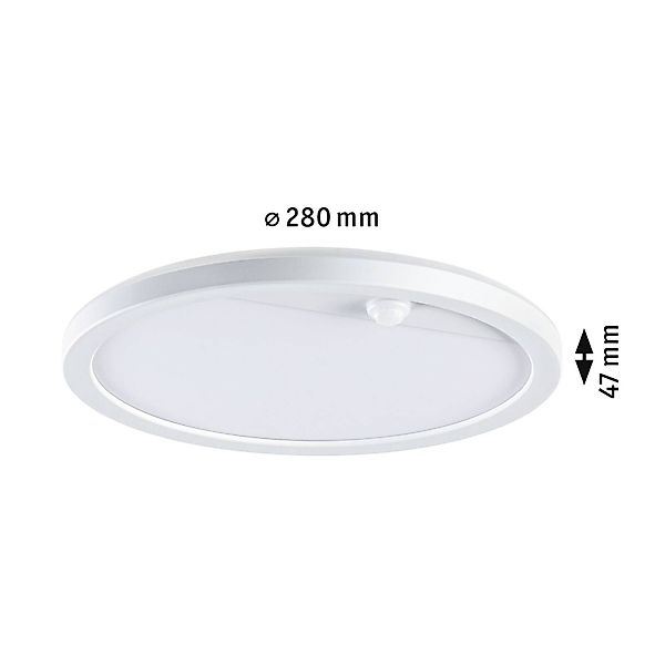 Paulmann LED Außen-Wandleuchte »Außenpanel Lamina rund 280mm 3000K 14,5W 12 günstig online kaufen