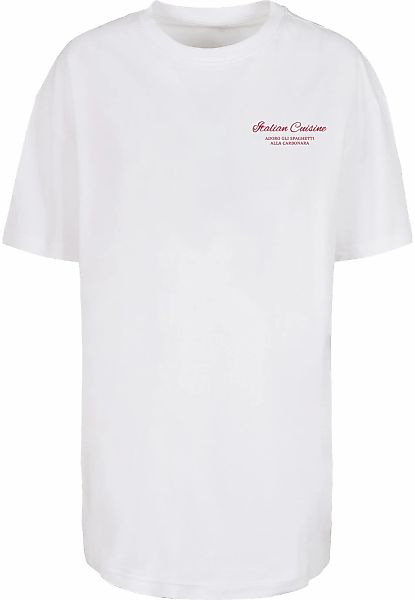 Merchcode T-Shirt "Merchcode Ladies Al Dente Per Favore Oversized Tee" 1 St günstig online kaufen