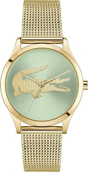 Lacoste Quarzuhr CROCODELLE 2001417, Armbanduhr, Damenuhr, Edelstahlarmband günstig online kaufen