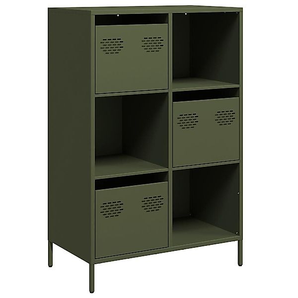 vidaXL Highboard Highboard Olivgrün 68x39x103,5 cm günstig online kaufen