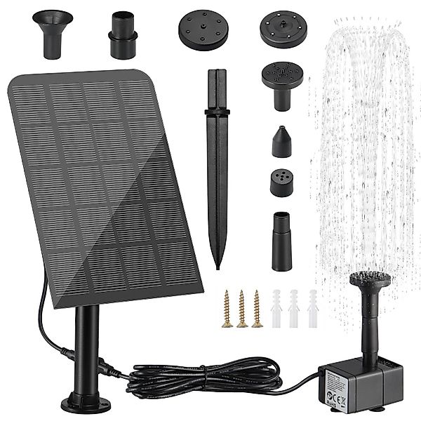 TLGREEN Solarpumpe Solar Springbrunnen, 2.5W Solar günstig online kaufen