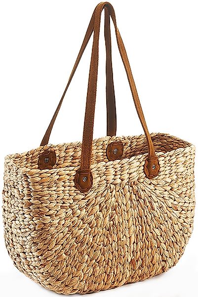 Kobolo Shopper Korbtasche aus Wasserhyazinthe - günstig online kaufen