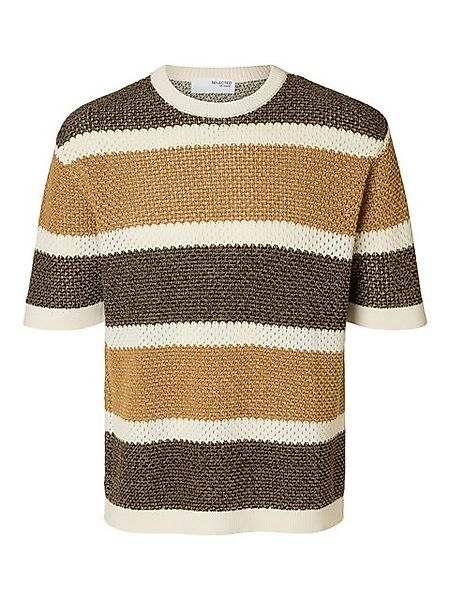 SELECTED HOMME T-Shirt SLHGINGER SS KNIT RELAXED STRIPE TE günstig online kaufen