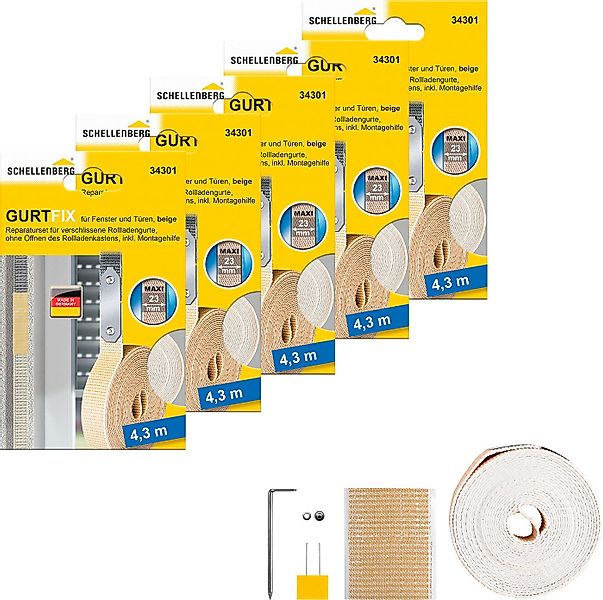 SCHELLENBERG Reparatur-Set Rollladen Gurtfix für das Rollladensystem Maxi, günstig online kaufen