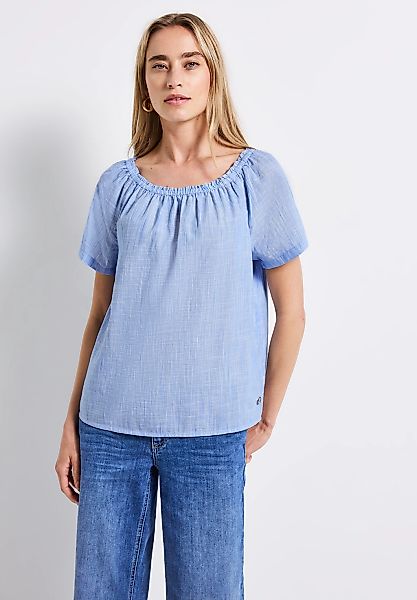 STREET ONE Carmenbluse, in Unifarbe günstig online kaufen