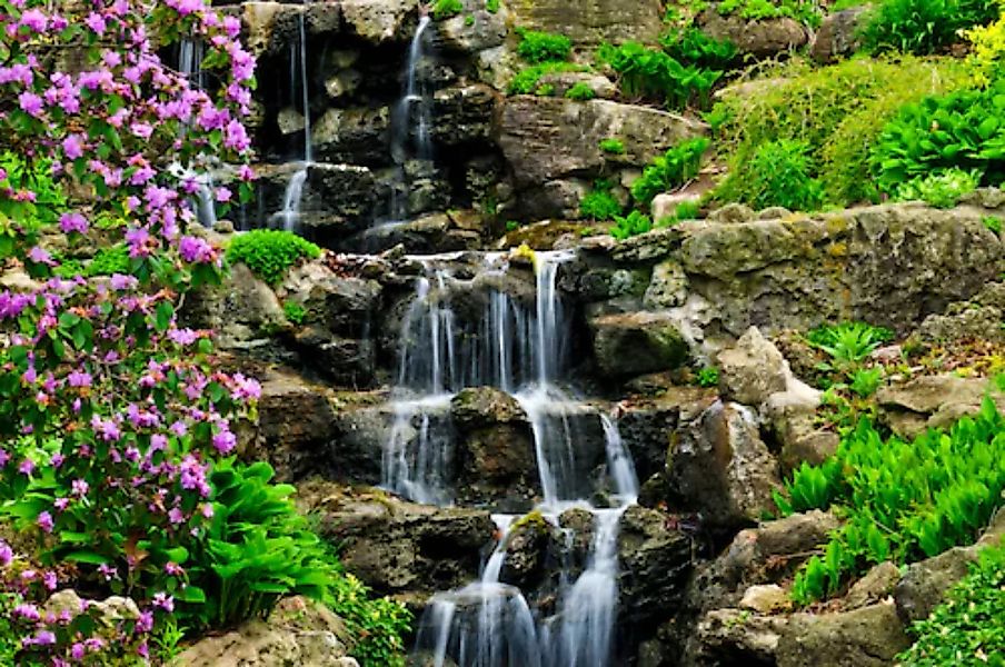 Papermoon Fototapete »Cascading Waterfall« günstig online kaufen