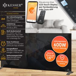 KESSER Paneelheizkörper, Infrarotheizung Glaskonvektor Glasheizung Energies günstig online kaufen