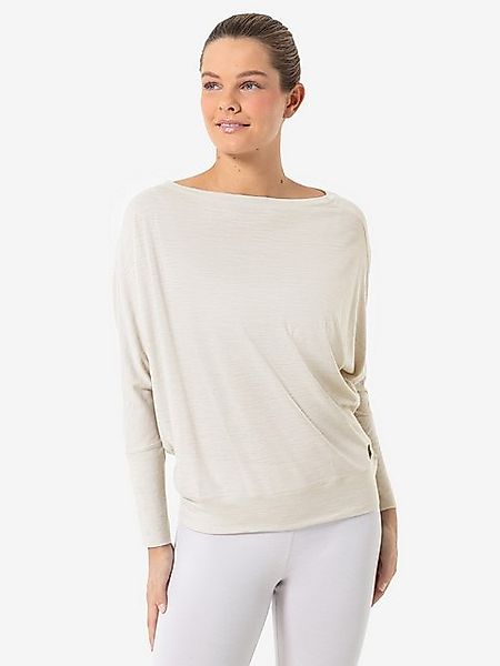 SUPER.NATURAL Langarmshirt für Damen aus Merino W KULA TOP mit leichten Fle günstig online kaufen