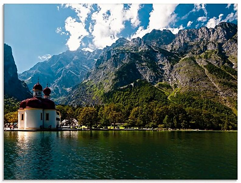 Artland Glasbild »St. Bartholomä Königssee I« Berge 1 Stk. tlg. in verschie günstig online kaufen