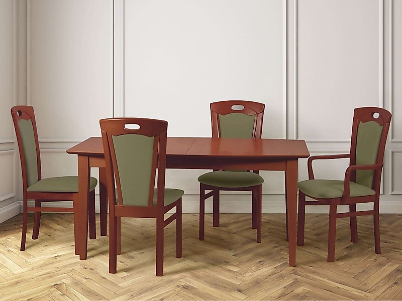 Home affaire Esszimmerstuhl "FERDI Made in Italy, Massivholz", (Set), 2 St. günstig online kaufen