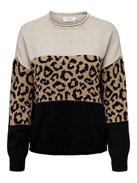 ONLY Strickpullover ONLJADE ANIMAL LS O-NECK günstig online kaufen
