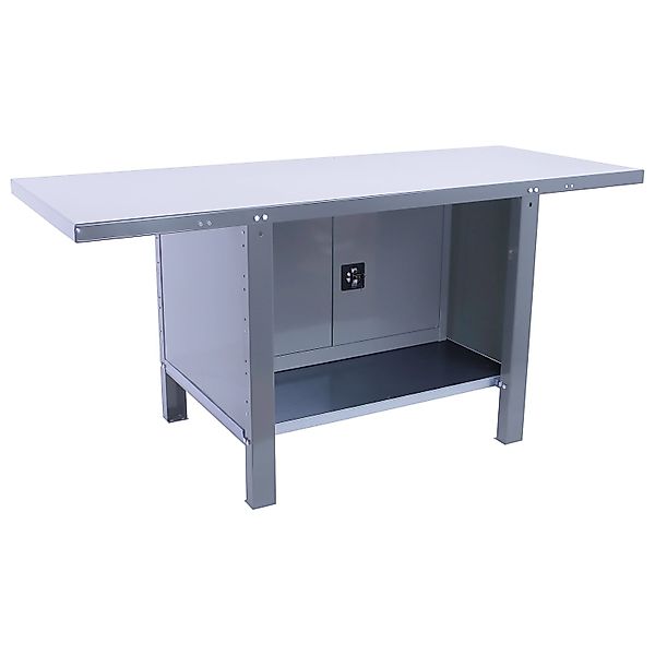 PROREGAL Werkbank BUFFALO METAL Mit Schrank HxBxT 83x150x73cm Traglast 700k günstig online kaufen