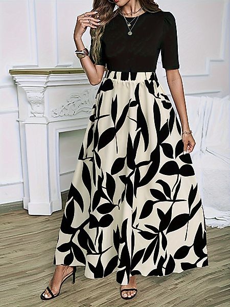 DEBAIJIA Midirock Damen Maxirock Sommer Floral günstig online kaufen