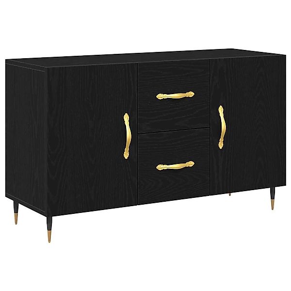 vidaXL Sideboard Schwarze Eiche 100 x 36 x 60 cm Holzwerkstoff 862956 günstig online kaufen