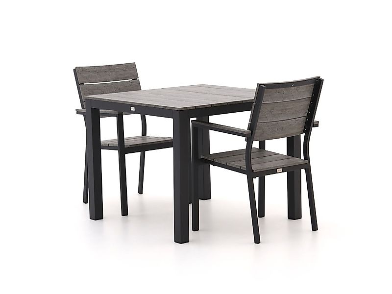 Bellagio Fidenza 90 cm Gartenmöbel-Set 3-Teilig Stapelbar günstig online kaufen