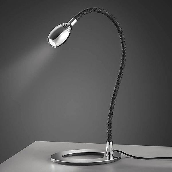 Baulmann 14.345 LED-Tischlampe Flexarm schwarz günstig online kaufen