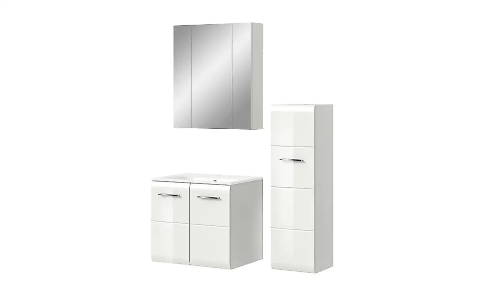 Badkombination  Igelsbachsee ¦ weiß ¦ Maße (cm): B: 105 H: 185 Schränke > B günstig online kaufen