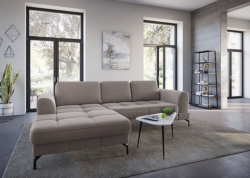 sit&more Ecksofa Bendigo L-Form, inklusive Sitztiefenverstellung, günstig online kaufen