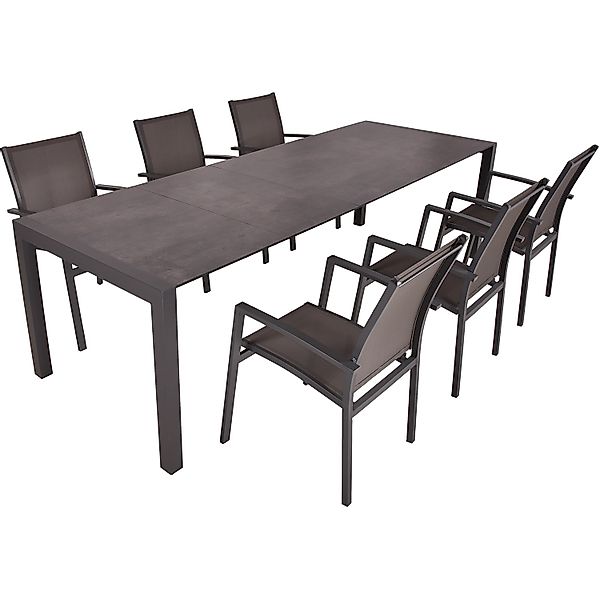 Garden Pleasure Gartenmöbel-Set 15 Sophia 7-teilig Anthrazit günstig online kaufen