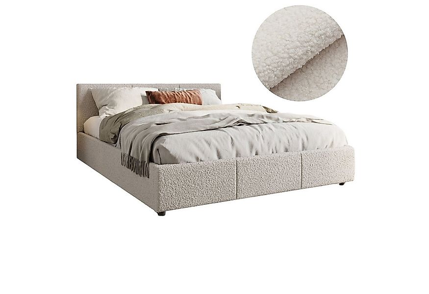 Home Collective Polsterbett Bett 140x200/160x200 Doppelbett Bettgestell mit günstig online kaufen