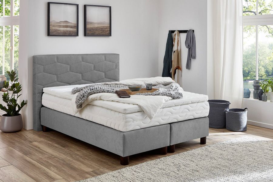 Westfalia Schlafkomfort Boxspringbett wahlweise mit Topper günstig online kaufen