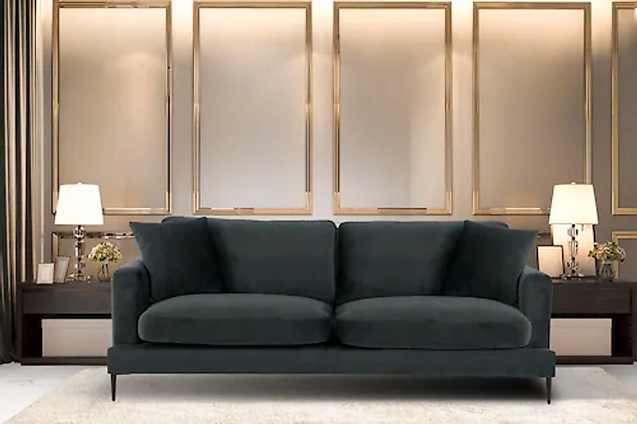 Leonique 3-Sitzer "Cozy elegantes Designsofa, Maße B/T/H: 211/97/80 cm" mit günstig online kaufen