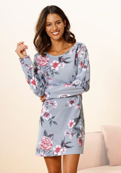 Vivance Dreams Nachthemd mit Blumendruck günstig online kaufen