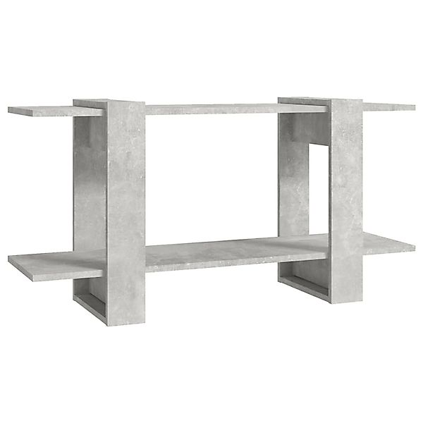 vidaXL Bücherregal Bücherregal Betongrau 100x30x51 cm günstig online kaufen