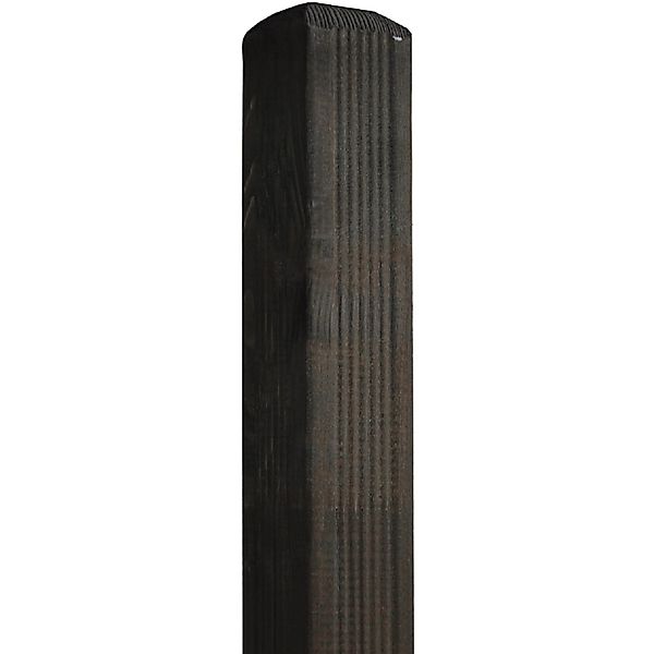 Zaun Zubehör Pfosten Anthrazit lasiert  7 cm x 7 cm x 185 cm günstig online kaufen