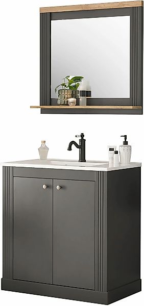 Home affaire Badmöbel-Set "WESTMINSTER, Bad im Landhausstil, 2-teiliges Bad günstig online kaufen