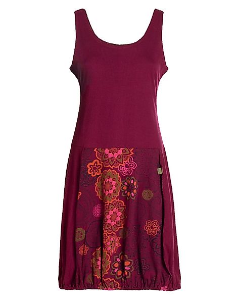 Vishes Ballonkleid Damen Kleid Baumwolle geblümt günstig online kaufen