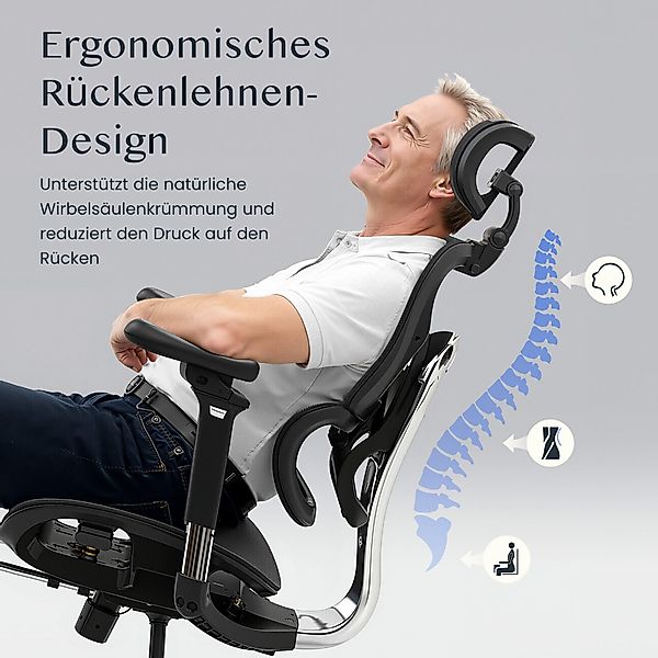 FLEXISPOT Bürostuhl ErgoX, Schreibtischstuhl Premium Ergonomischer günstig online kaufen