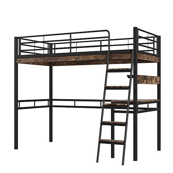 Gotagee Hochbett Multifunktionsbett Einzelbett Jugendbett Kinderbett mit Sc günstig online kaufen