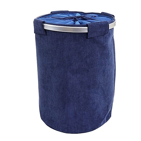MCW Wäschesammler C34 55x39cm 65l mit Netz Cord Cord Blau günstig online kaufen